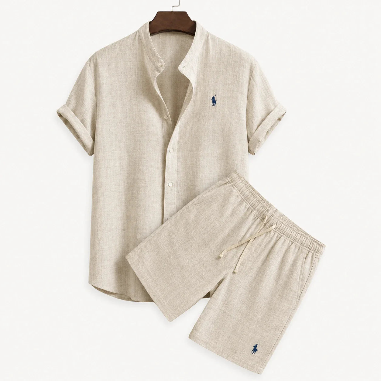 Men's Linen Set – Shirt & Shorts