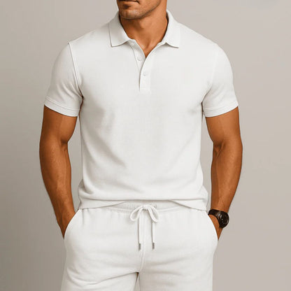 Men’s Polo Lounge Set – Soft, Lightweight & Modern