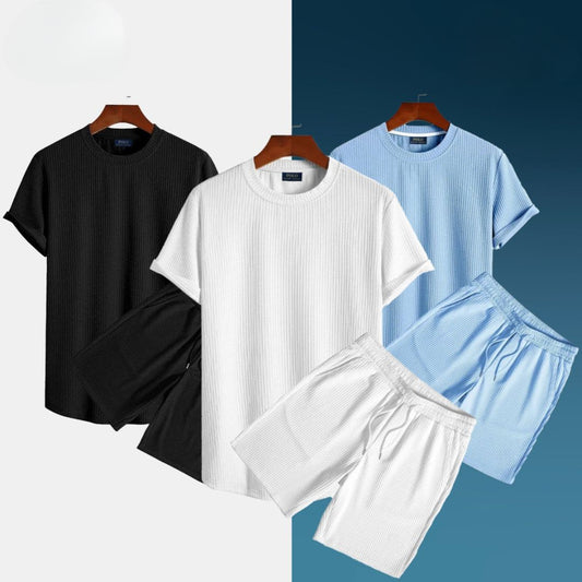 Men’s Waffle Lounge Set – Soft, Lightweight & Cozy