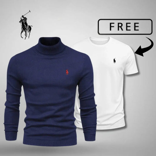 Premium Roll Neck Jumper + FREE Tee Today 🎁