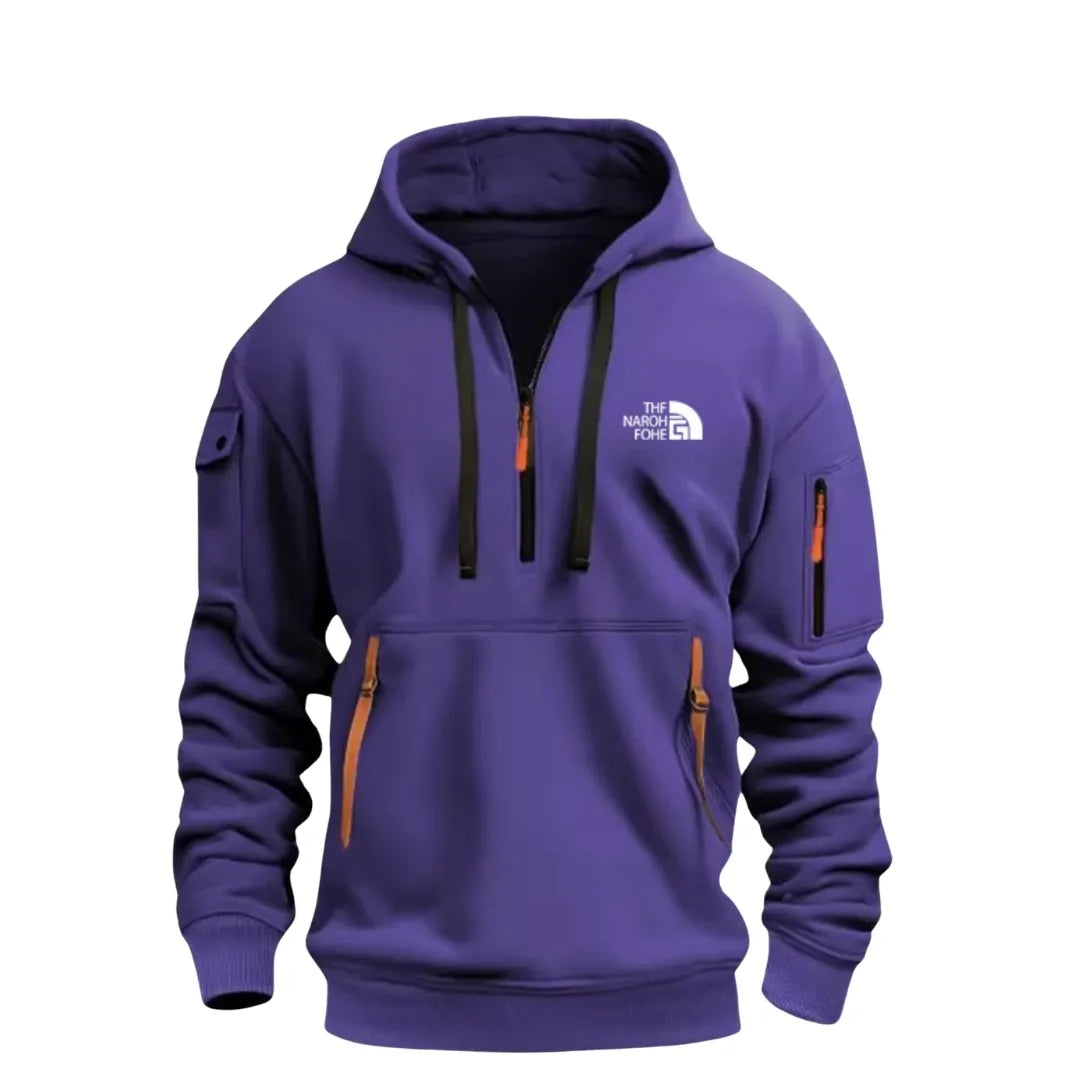 Men’s Zip Hoodie – Casual Hooded Sweatshirt