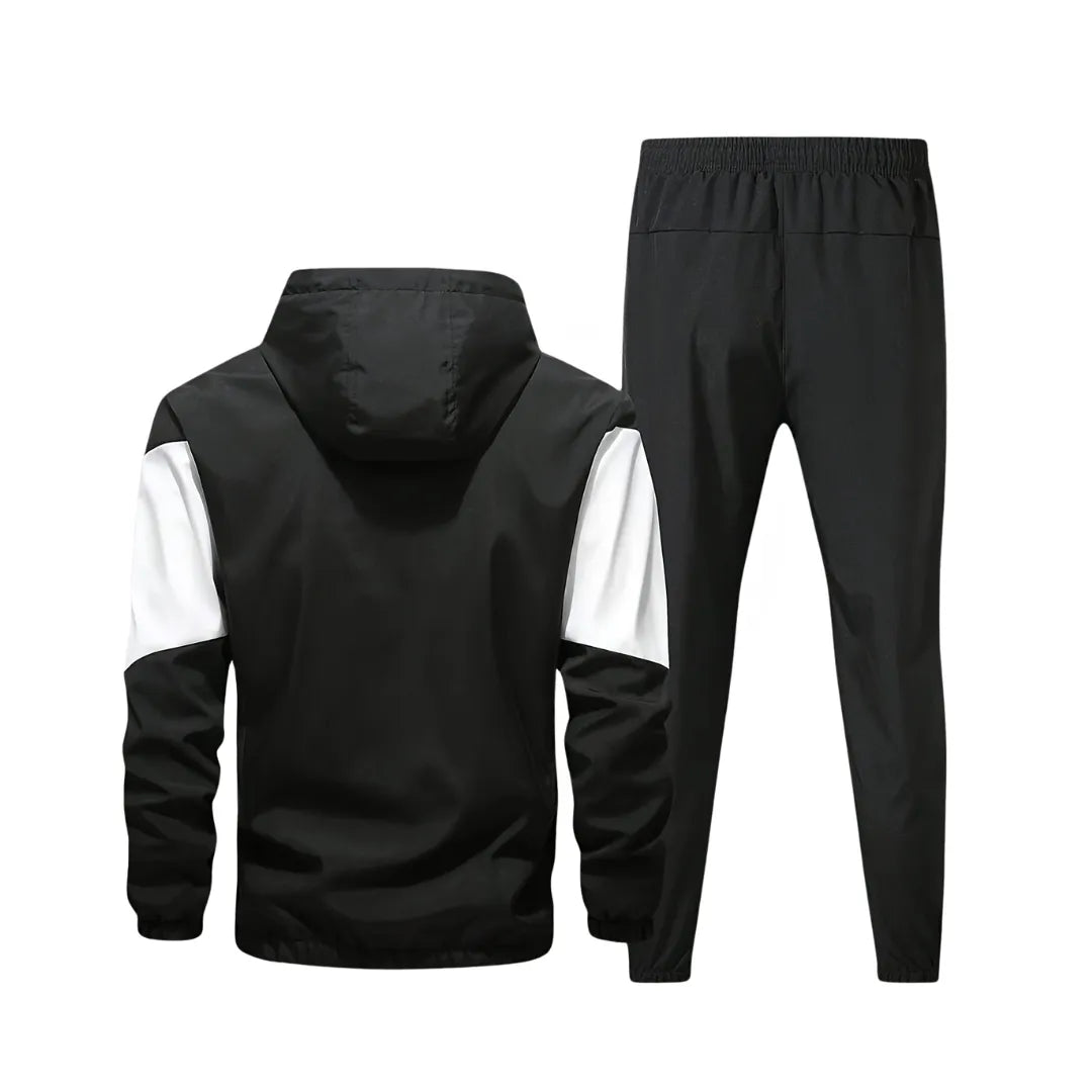 Men’s Casual Tracksuit Set – Zip-Up Hoodie & Joggers