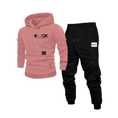 Men’s Casual Streetwear Tracksuit Set – Sweatshirt & Trousers