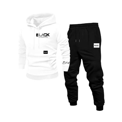 Men’s Casual Streetwear Tracksuit Set – Sweatshirt & Trousers