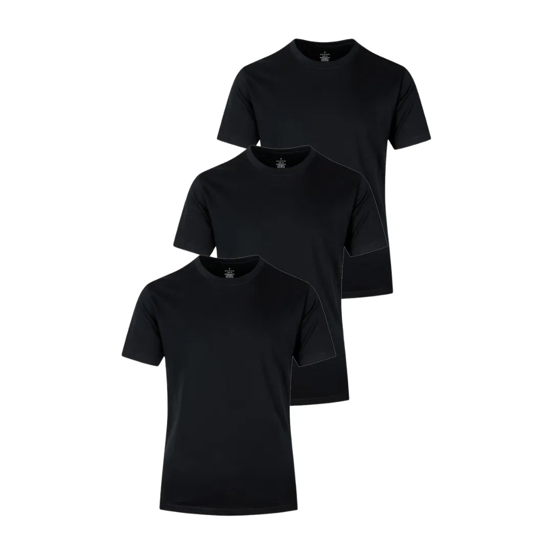 Men’s 3-Pack Basic T-Shirts – Casual Crew Neck