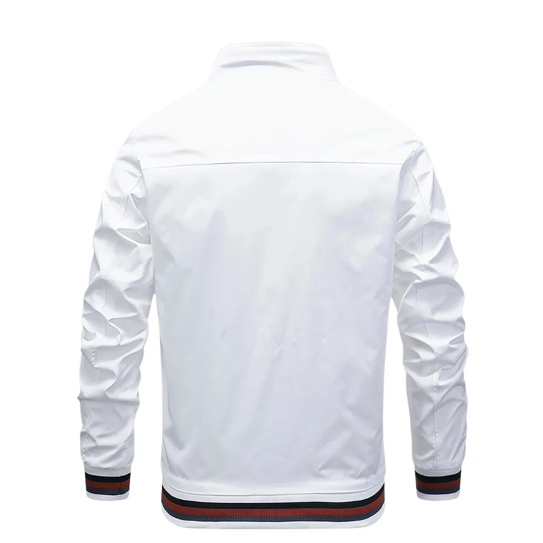 Men’s Classic Bomber Jacket with Zip Closure