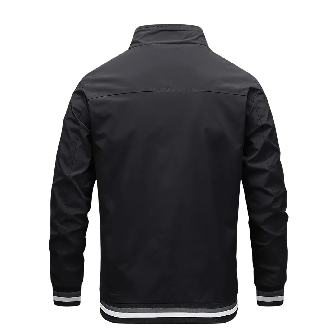 Men’s Classic Bomber Jacket with Zip Closure