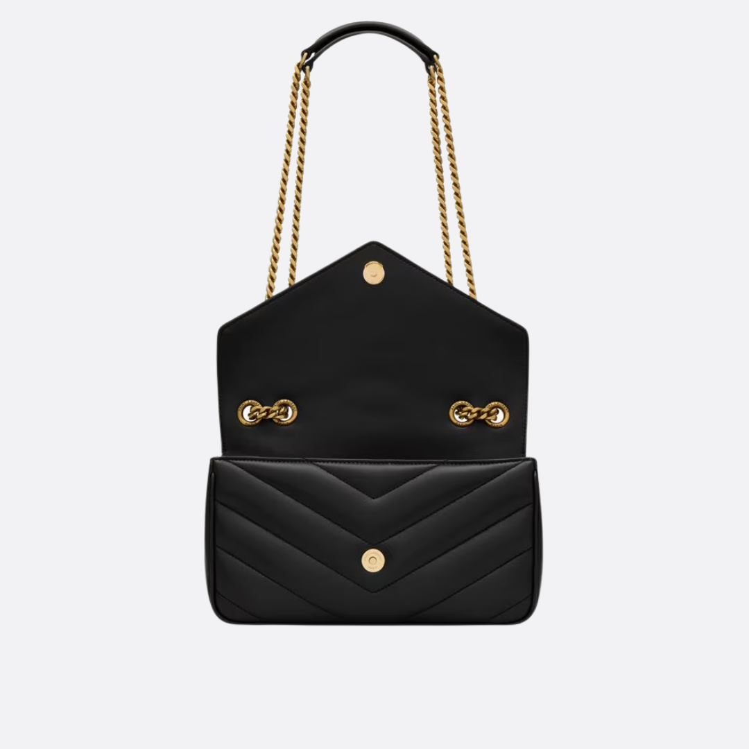 Yves Saint Laurent Set – Handtasche und Sandalen.