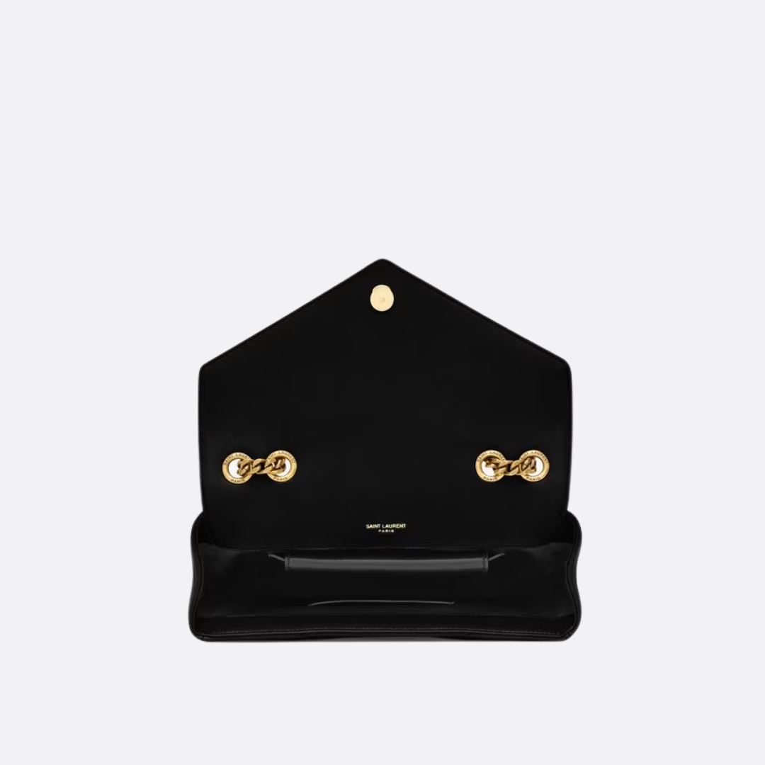 Yves Saint Laurent Set – Handtasche und Sandalen.