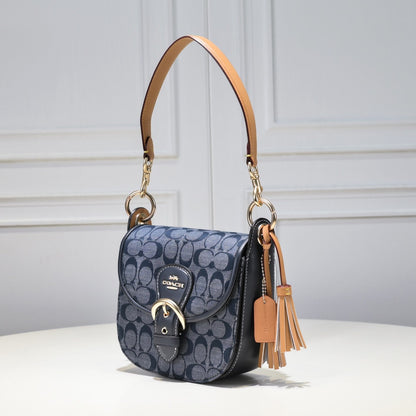 Elegante Saddle Bag in Marineblau