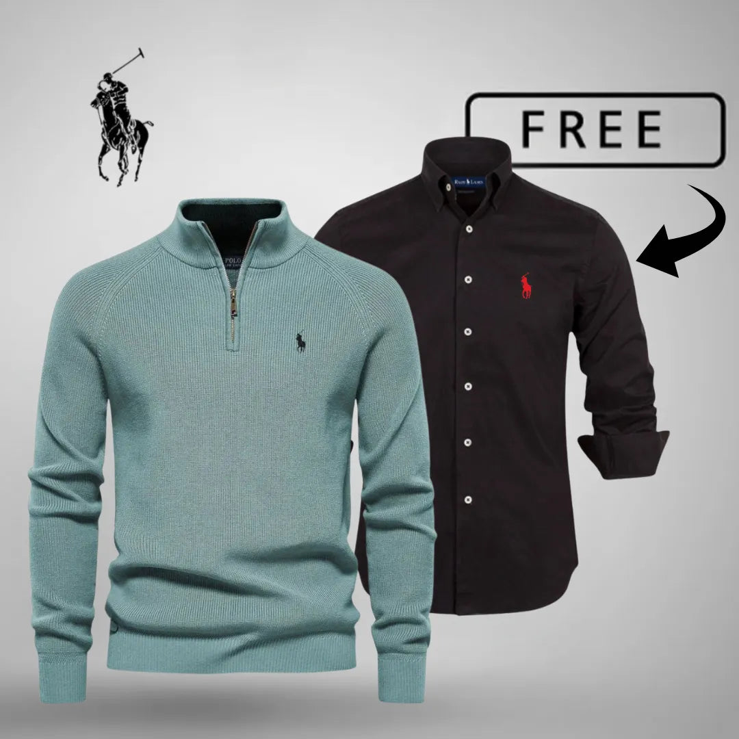 Elite Comfort Half-Zip Jumper + FREE Classic Shirt