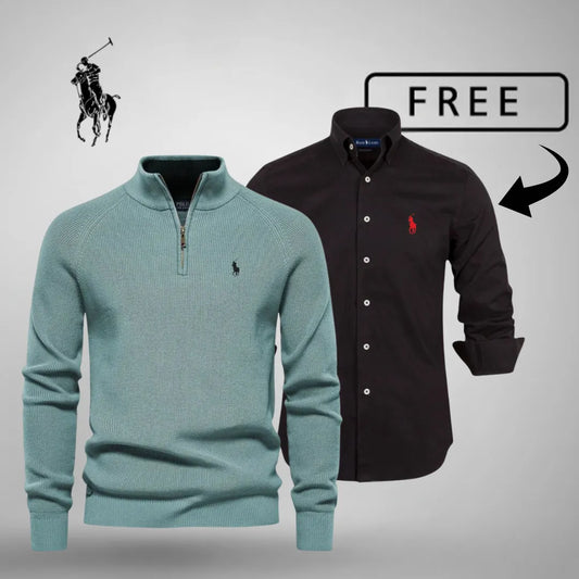 Elite Comfort Half-Zip Jumper + FREE Classic Shirt