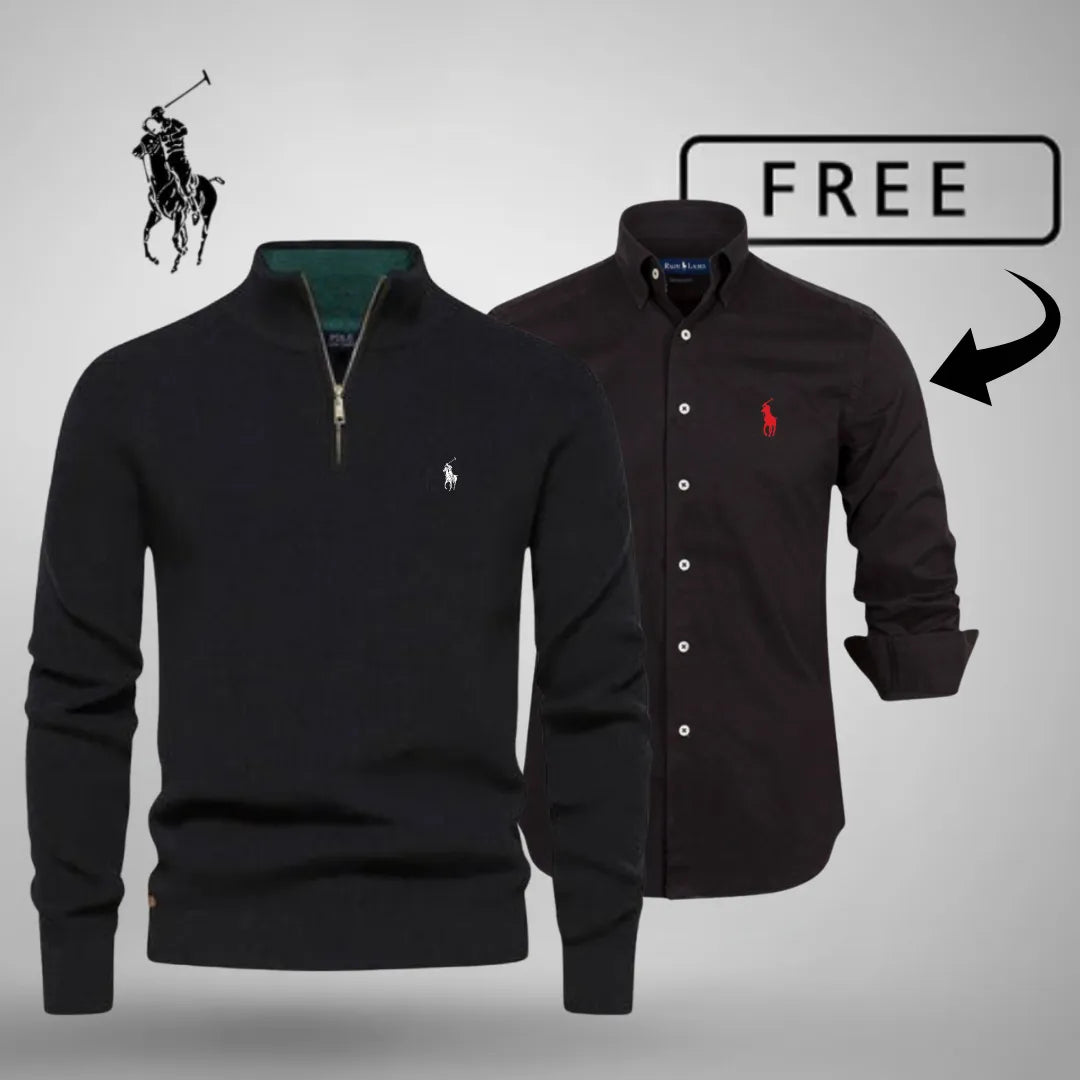 Elite Comfort Half-Zip Jumper + FREE Classic Shirt