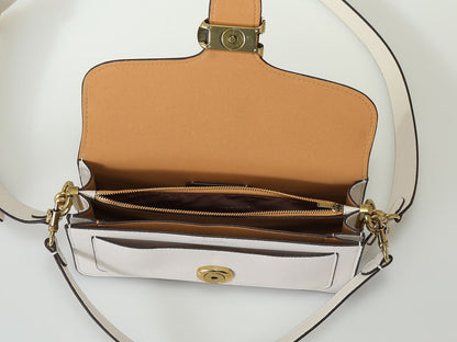Luxuriöse Schultertasche aus echtem Leder