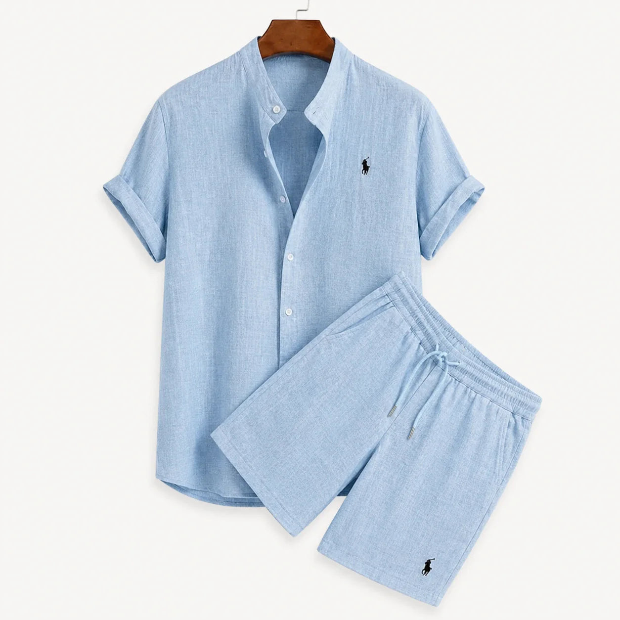Men's Linen Set – Shirt & Shorts
