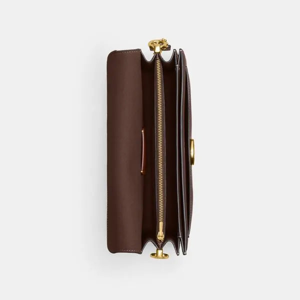 Elegante Schultertasche mit Metallverschluss