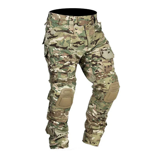 50% OFF – Rugged Men's Cargo Trousers with Built-In Knee Pads