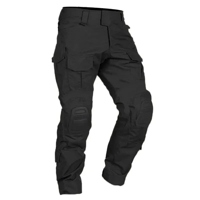 50% OFF – Rugged Men's Cargo Trousers with Built-In Knee Pads
